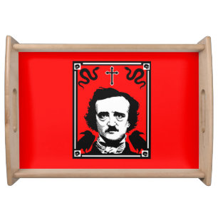 Original Edgar Allan Poe Serving Tray
