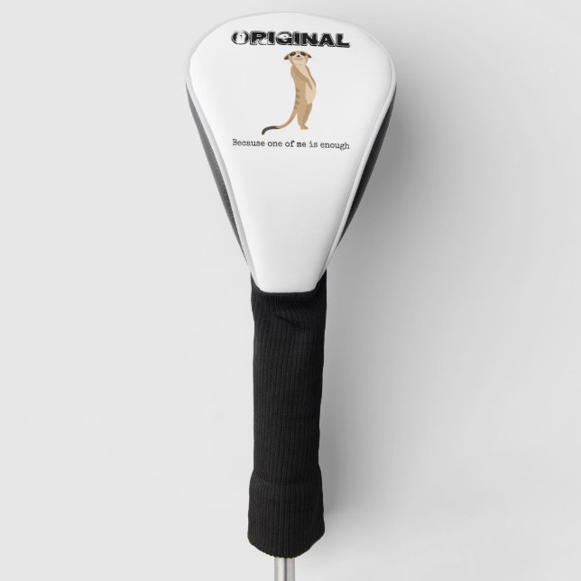 Original Enough Golf Head Cover (Front)