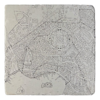 Original Fantasy Map Trivet