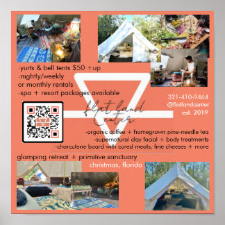 Original FLAT LAND poster