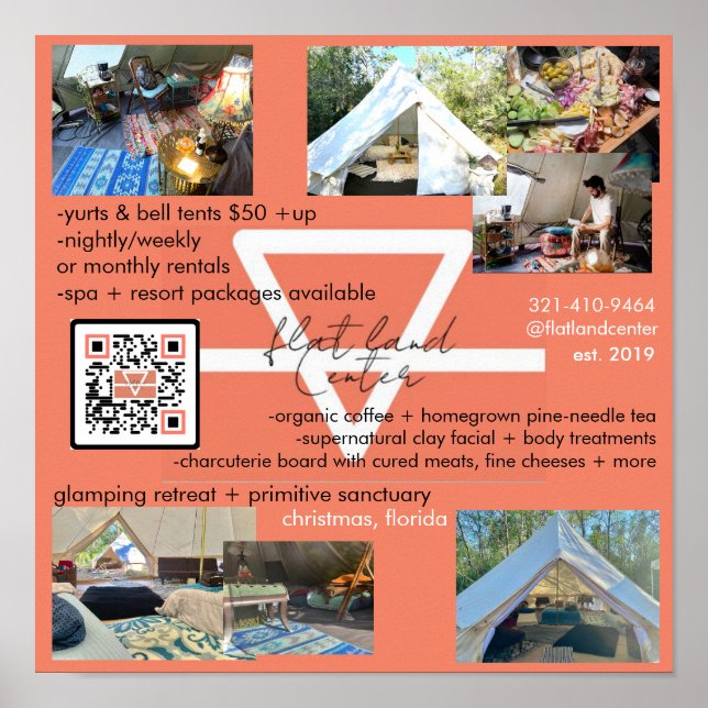 Original FLAT LAND poster  (Front)