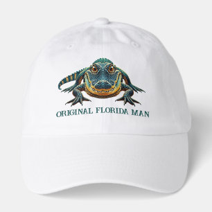 Original Florida Man with Alligator Hat