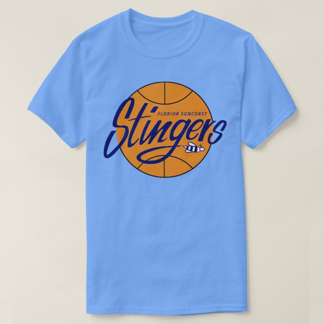 Original Florida Suncoast Stingers Basketball TShi T-Shirt (Design Front)