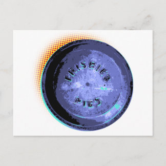 Original Frisbee Pie Tin Pop-Art Postcard