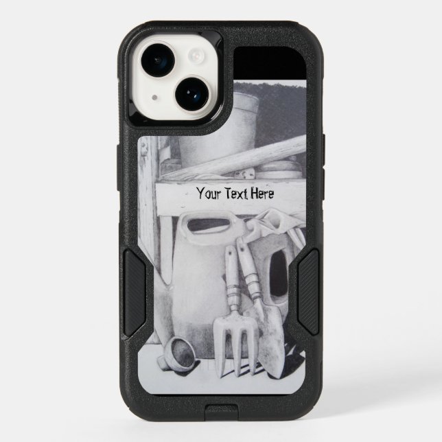 original fun still life drawing for gardeners otterbox iPhone case (Back)