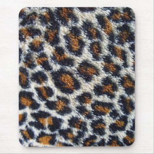 original funky fun fluffy leopard pattern mouse pad