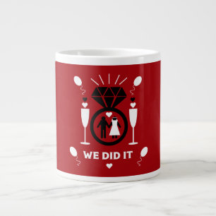 Original Funny Engagement Congratulations Giant Coffee Mug