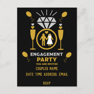 Original Funny Engagement Party Invites