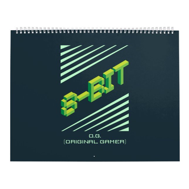 Original Gamer 8bit Calendar (Cover)