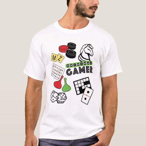 Original Gamer _Puzzle  Board Game Fans T_Shirt