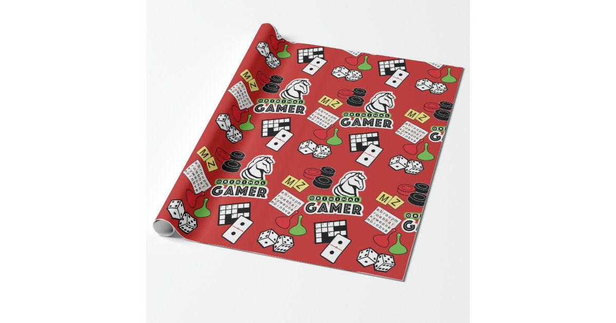 Original Gamer Wrapping Paper | Zazzle