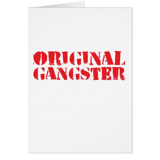Original Gangster Cards (Front)