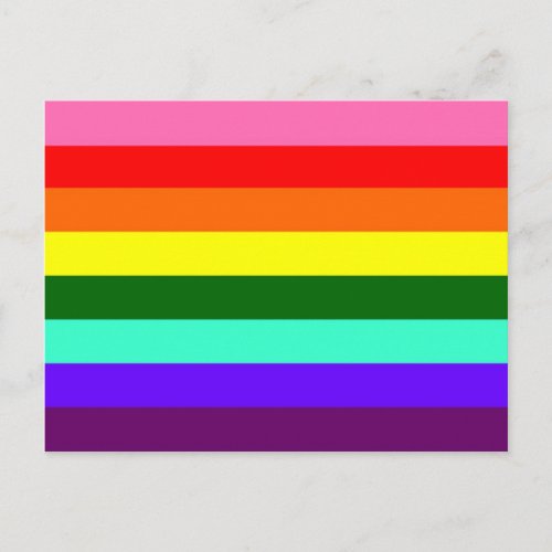 Original Gay Pride Flag Postcard