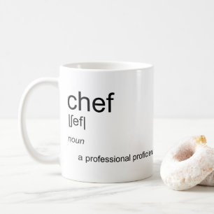 Original gift CHEF definition dictionary text Coffee Mug
