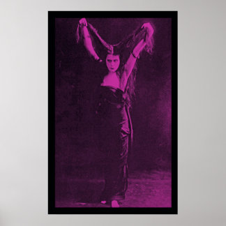 Original Goth Girl Theda Bara Poster