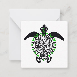 Original graphic  - Sea TURTLE- Conservation - Note Card