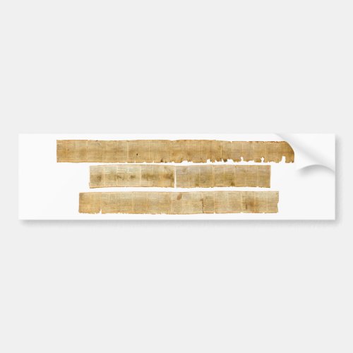 ORIGINAL Great Isaiah Scroll Dead Sea Scrolls Bumper Sticker