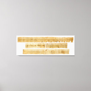 ORIGINAL Great Isaiah Scroll Dead Sea Scrolls Canvas Print