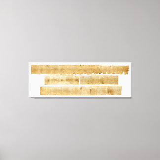 ORIGINAL Great Isaiah Scroll Dead Sea Scrolls Canvas Print