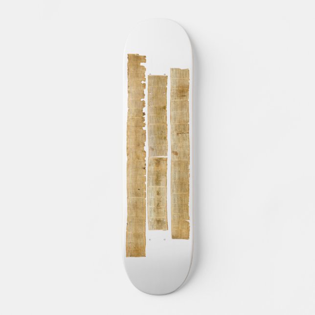 ORIGINAL Great Isaiah Scroll Dead Sea Scrolls Skateboard Deck (Front)