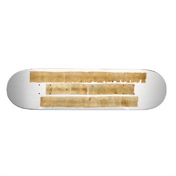 Original Great Isaiah Scroll Dead Sea Scrolls Skateboard Deck by allphotos at Zazzle