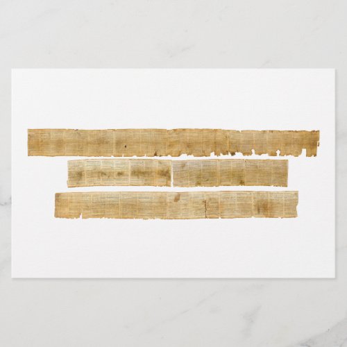 ORIGINAL Great Isaiah Scroll Dead Sea Scrolls Stationery