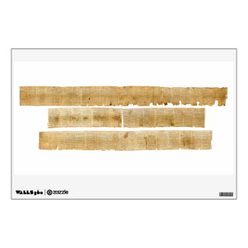 Original Great Isaiah Scroll Dead Sea Scrolls Wall Sticker by allphotos at Zazzle