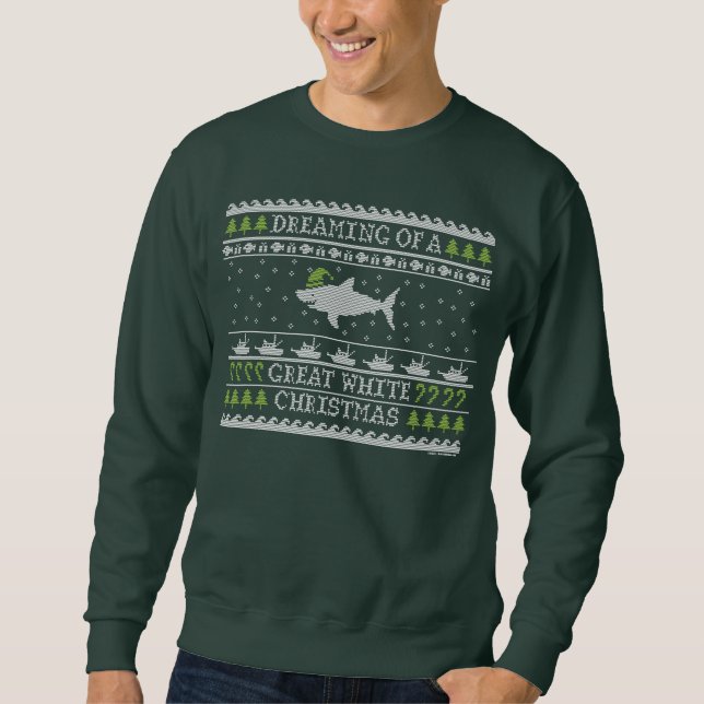 Original Great White Christmas Ugly Sweater (Front)