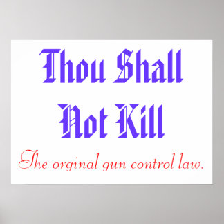 Original Gun Control Poster