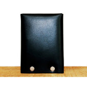 Original Hammer Riveted Men's Black Leather Wallet (Back)