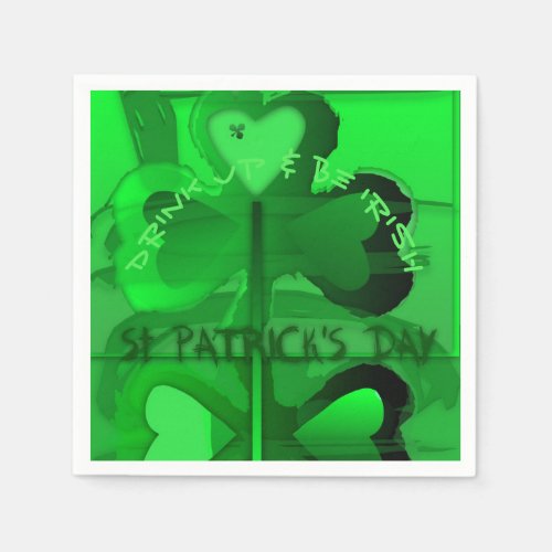 Original Happy St Patricks Day Paper Napkin