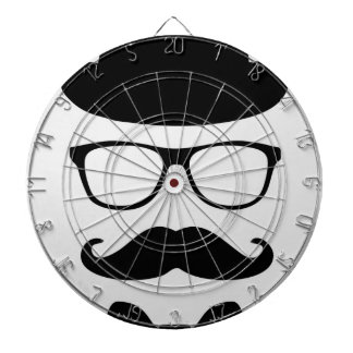 Original Hipster Dartboard With Darts