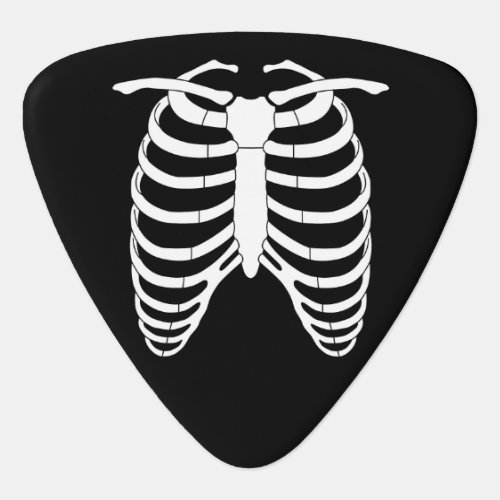 Original Horror Ribcage of a skeleton Halloween Guitar Pick