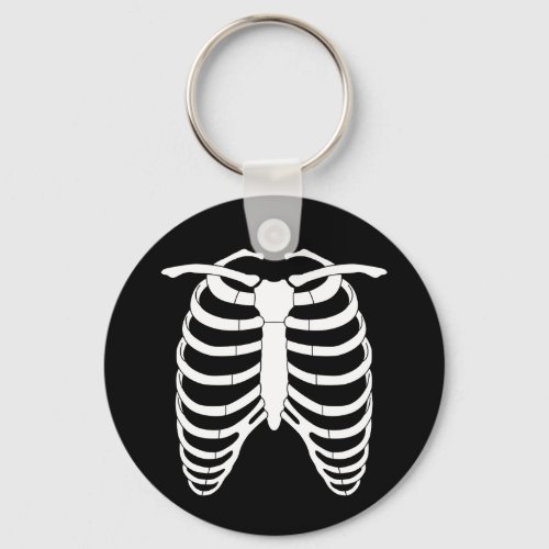 Original Horror Ribcage of a skeleton Halloween Keychain