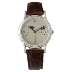 Original Horse Painting Chinese Zodiac Birthday W3 Watch