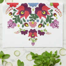 Original Hungarian Matyo Kitchen Blessing Quote