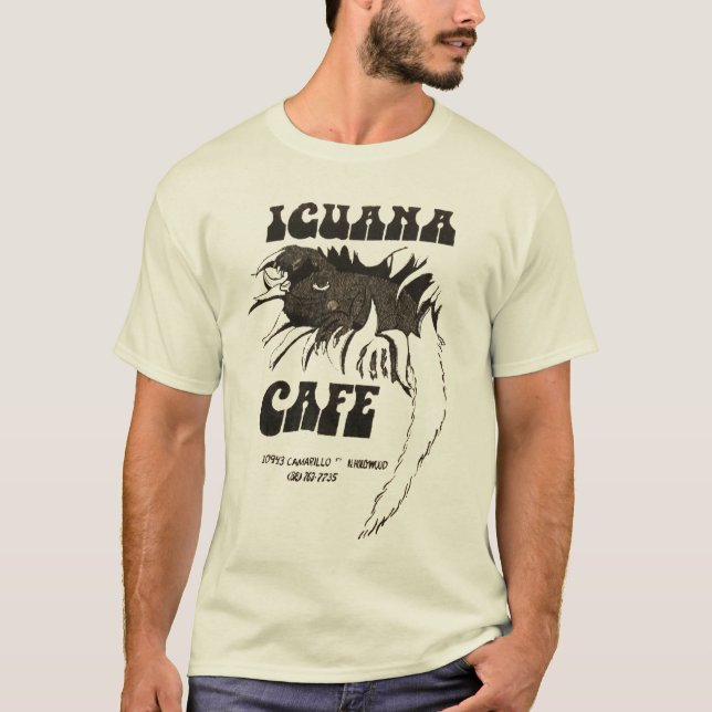 original Iguana Cafe t-shirt (Front)
