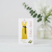 Original Illustration Fashion Styli Business Cards (Standing Front)