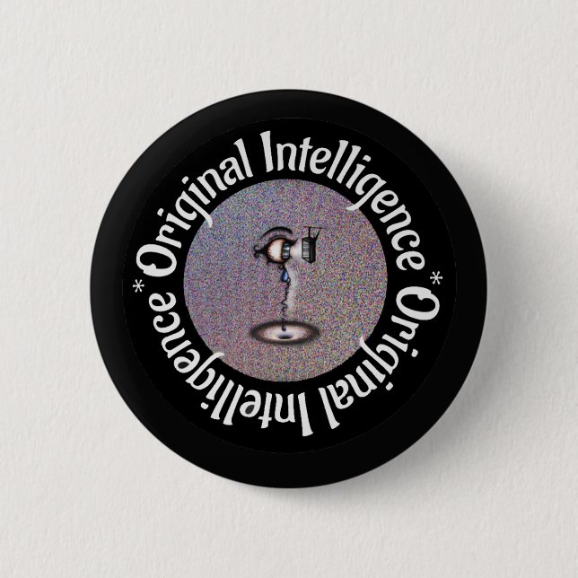 Original Intelligence (O.I.) Button (Front)