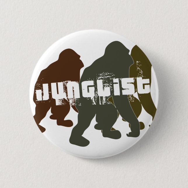 Original Junglist Pinback Button (Front)