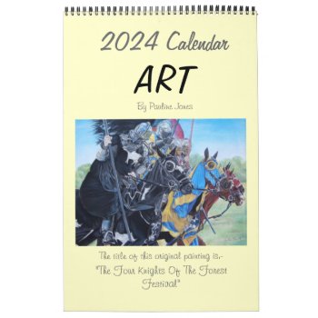 Original Landscapes And Dogs And Still Life  2024 Calendar by artoriginals at Zazzle