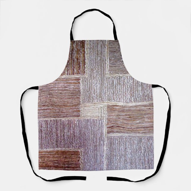 Original leather carpet craft texture  apron (Front)