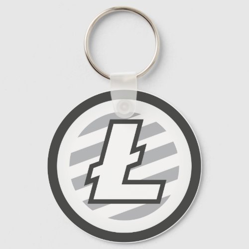 Original Litecoin Logo Symbol Crypto Coin Keychain