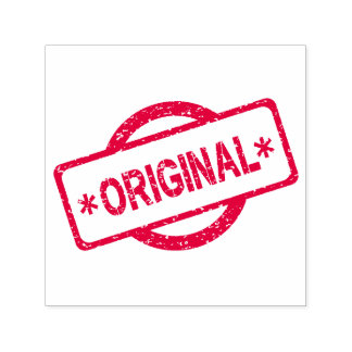 Original Logo Round Circle Brand Embossed Self-inking Stamp