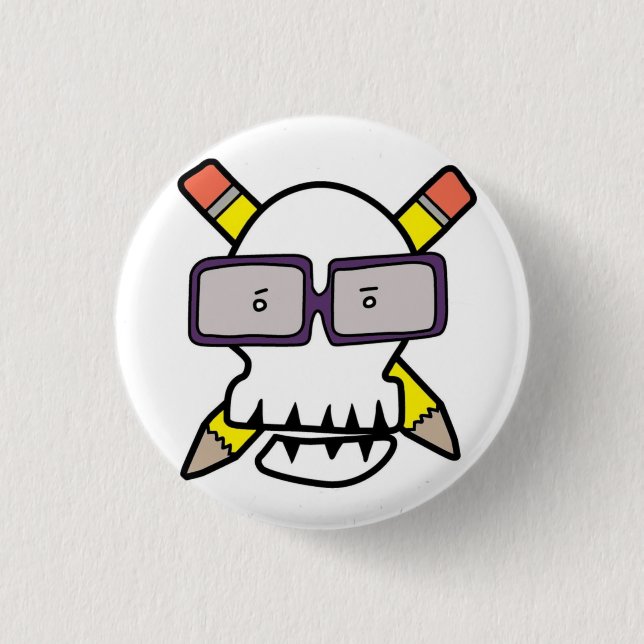 original logo tee pinback button (Front)