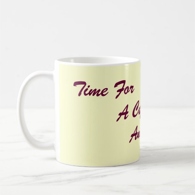 original London slang fun text slogan design Coffee Mug (Left)