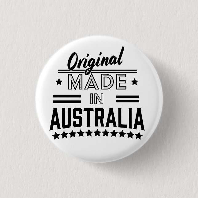 Original made in Australia Button (Front)