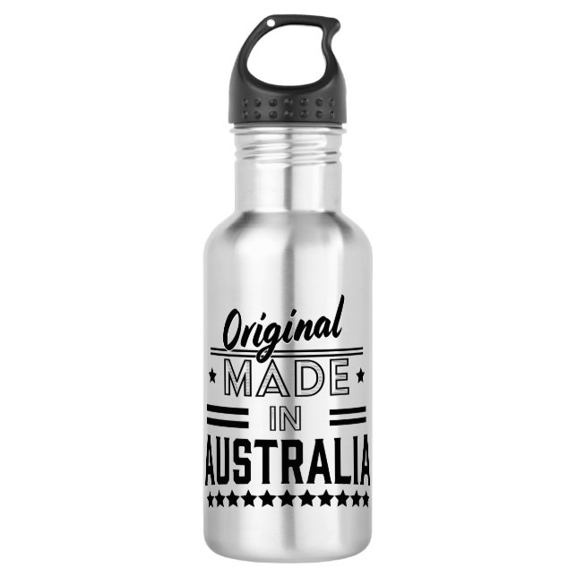 Original made in Australia Stainless Steel Water Bottle (Front)