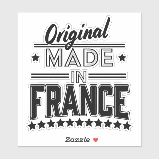 Original made in France logo Sticker (Sheet)