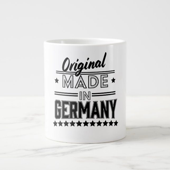 Original made in Germany Giant Coffee Mug (Front)